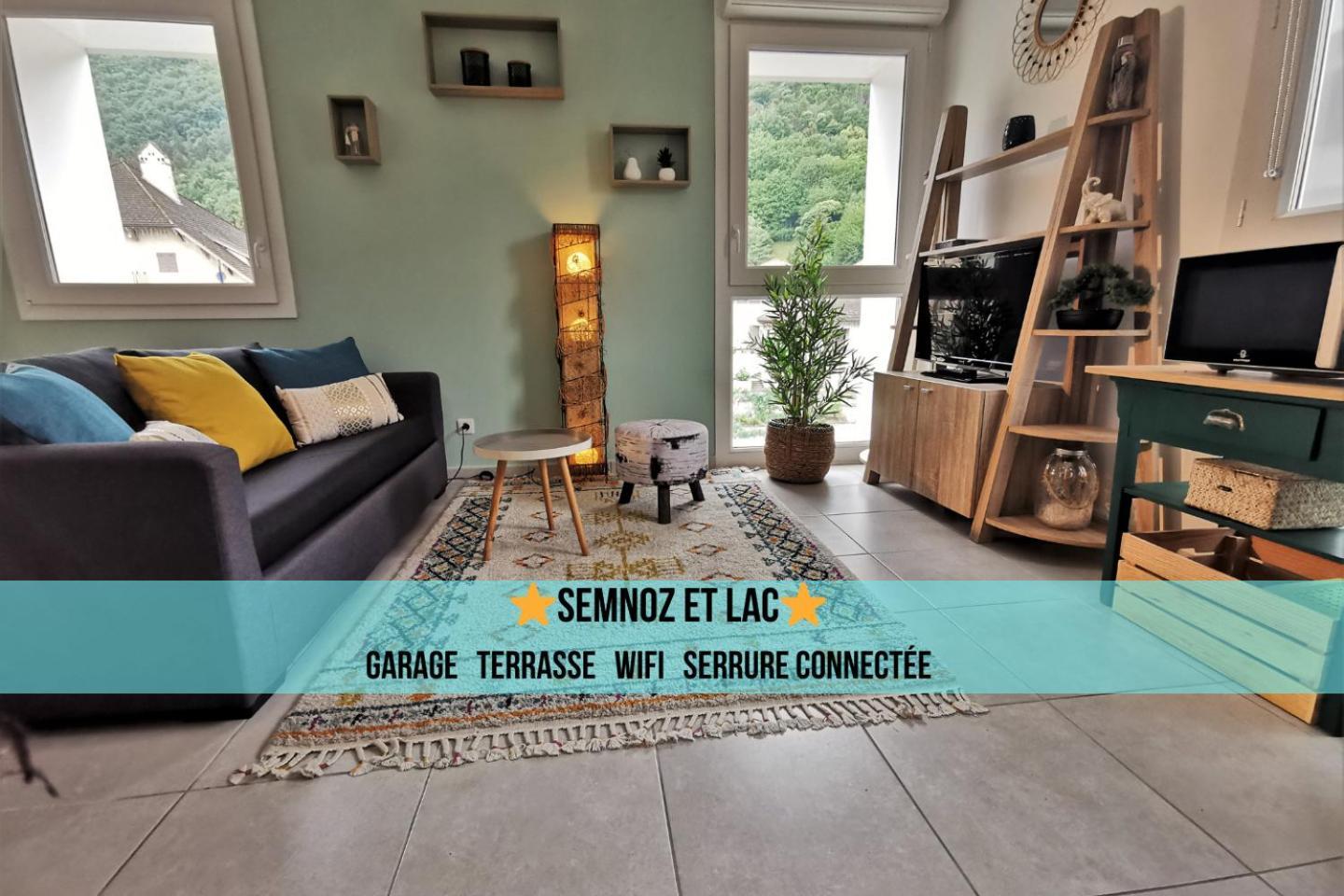 Semnoz & Lac - Wifi - Parking - Netflix - Balcon - Centre-Ville Sévrier Exterior foto